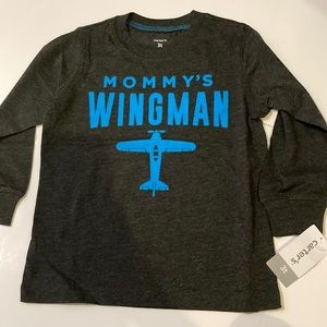 LITTLE BOY LONG SLEEVE GRAPHIC TEE